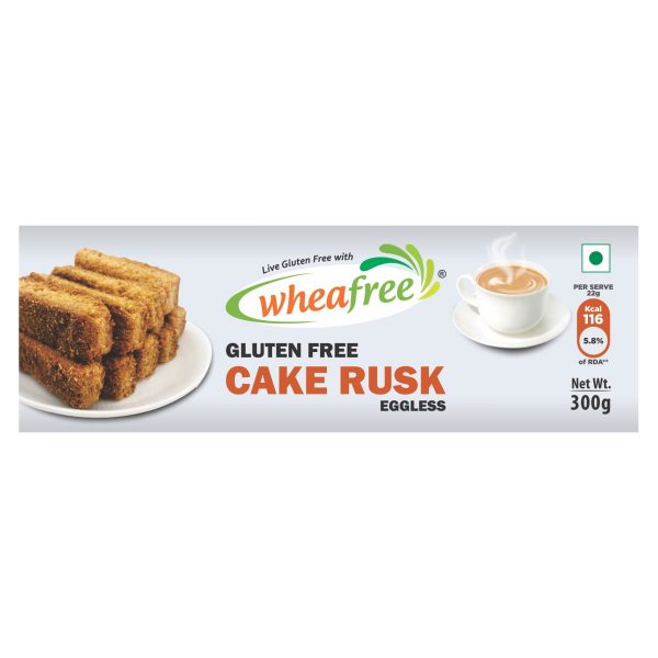 Wheafree Gluten free Cake Rusk Eggless