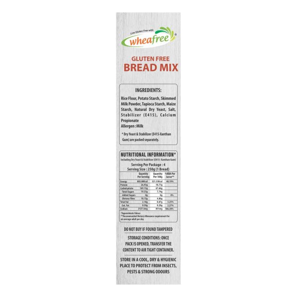 Wheafree Gluten Free Bread Mix