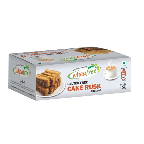 Wheafree Gluten free Cake Rusk Eggless