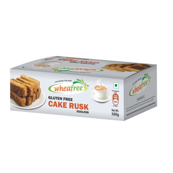 Wheafree Gluten free Cake Rusk Eggless