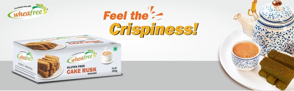 Feel the Crispiness - Cake Rusk - Eggless