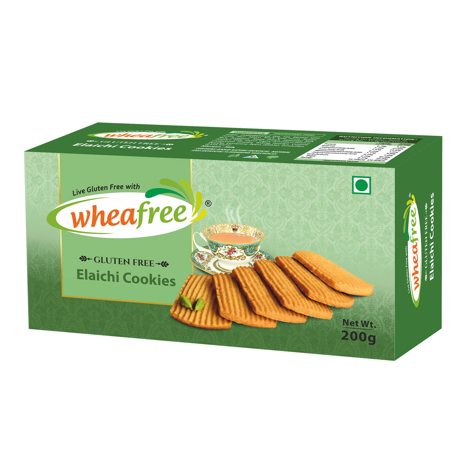 Gluten Free Elaichi Cookies - Wheafree