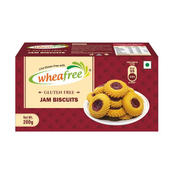 Wheafree Gluten free Jam Biscuits