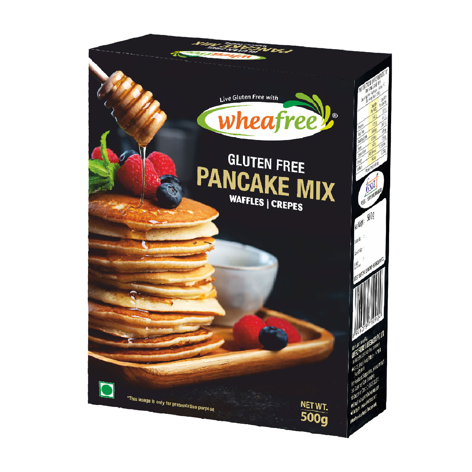 Wheafree Pancake Mix, Waffles, Crepes, Easy to Make, Perfect Batter, Easy to use recipe