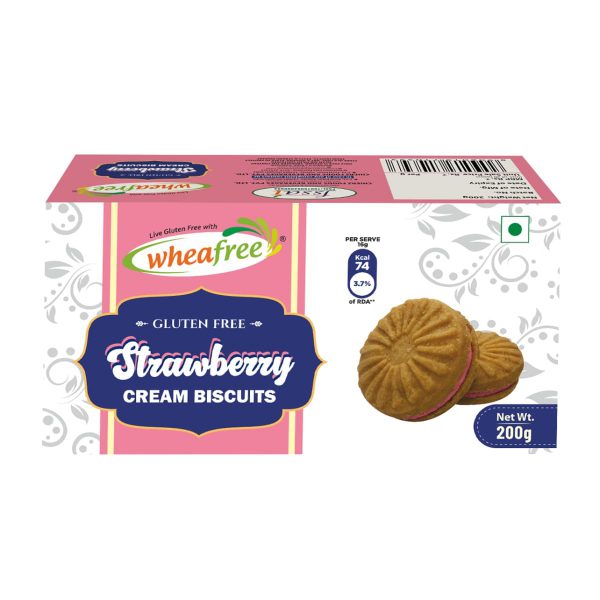 Wheafree Gluten free Strawberry Cream Biscuits