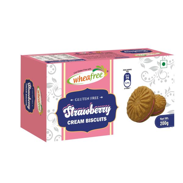 Wheafree Gluten free Strawberry Cream Biscuits