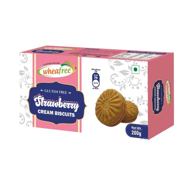 Wheafree Gluten free Strawberry Cream Biscuits