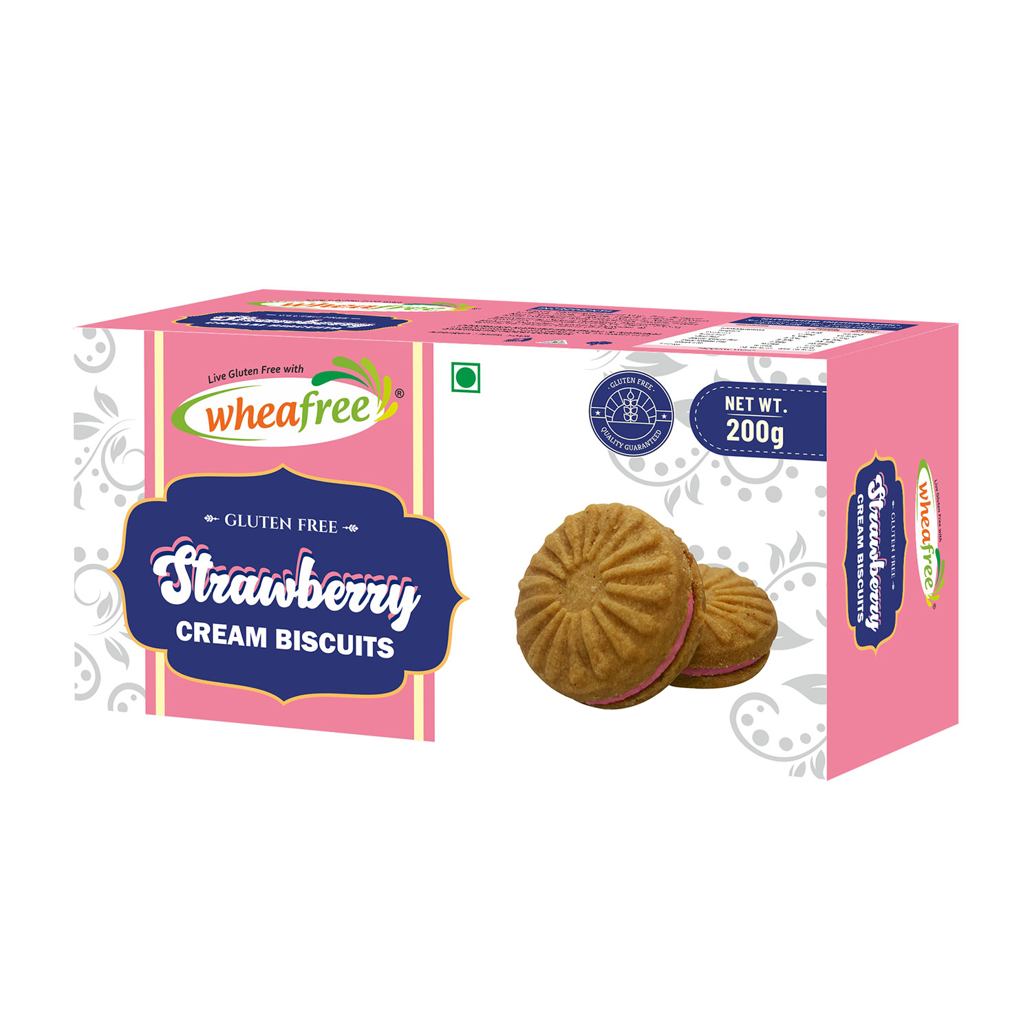 Wheafree Strawberry Cream Biscuits