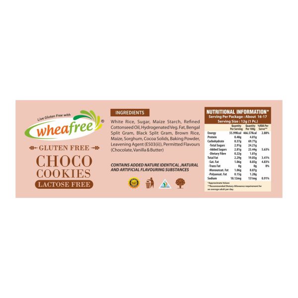 Wheafree Gluten free Choco Cookies