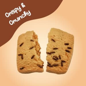 Jeera Cookies - Crispy & Crunchy