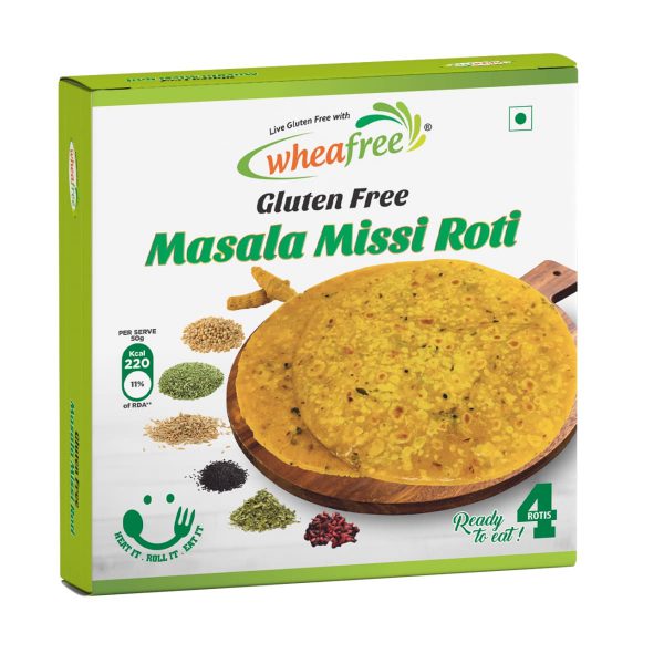 Wheafree Gluten free Ready to eat Masala Missi Roti