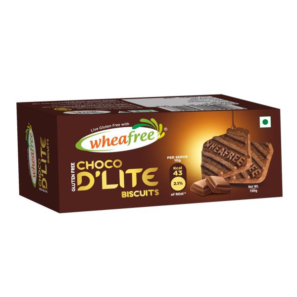 Wheafree Gluten Free Choco D'lite Biscuits