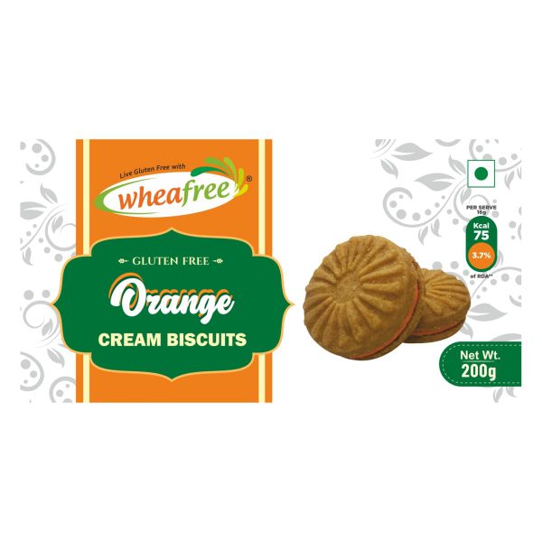 Wheafree Gluten Free Orange Cream Biscuits