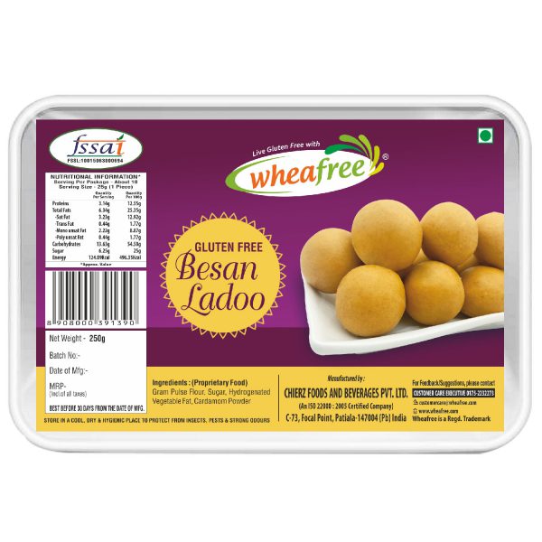 Wheafree Gluten Free Besan Ladoo