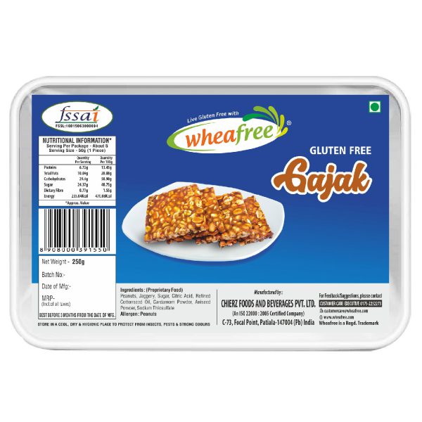 Wheafree Gluten Free Gajak, Peanut Brittle