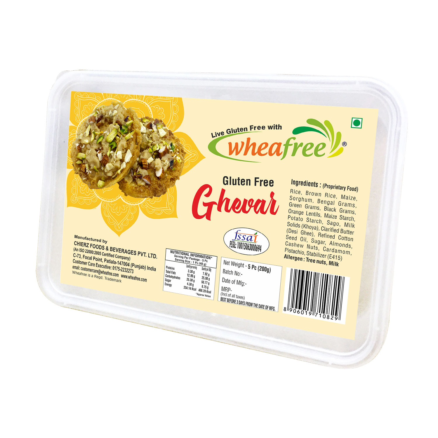 Wheafree Gluten Free Ghevar