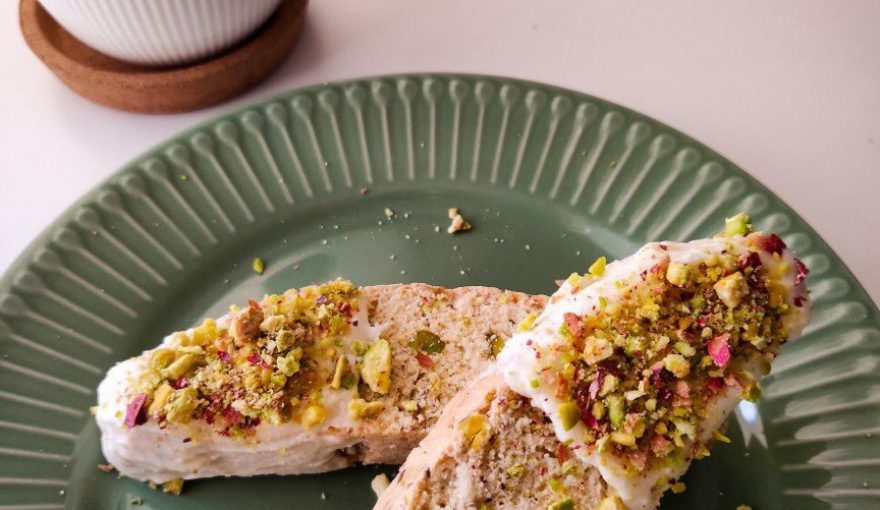 Gluten-free pistachio Biscotti