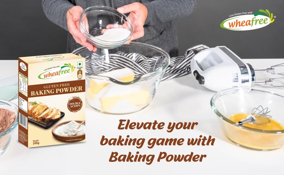 Wheafree Gluten free Baking Powder - Elevate your baking game with baking powder