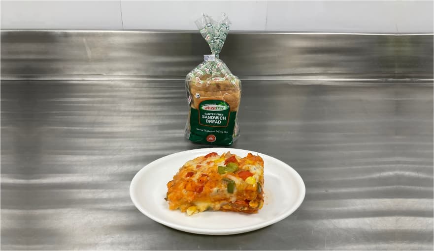 Veg. Lasagna using Wheafree Gluten free Bread