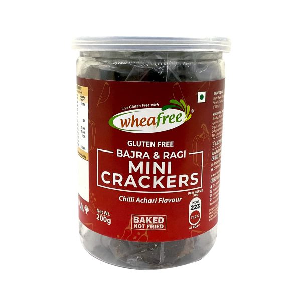 Wheafree Gluten free Mini Crackers - Crispy Achari Flavour Chips