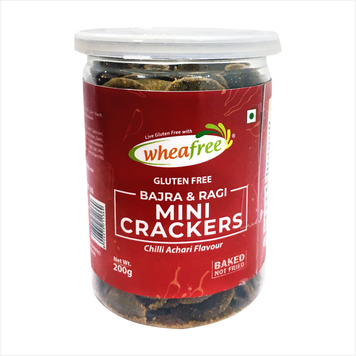 Gluten Free Bajra and Ragi Mini Crackers