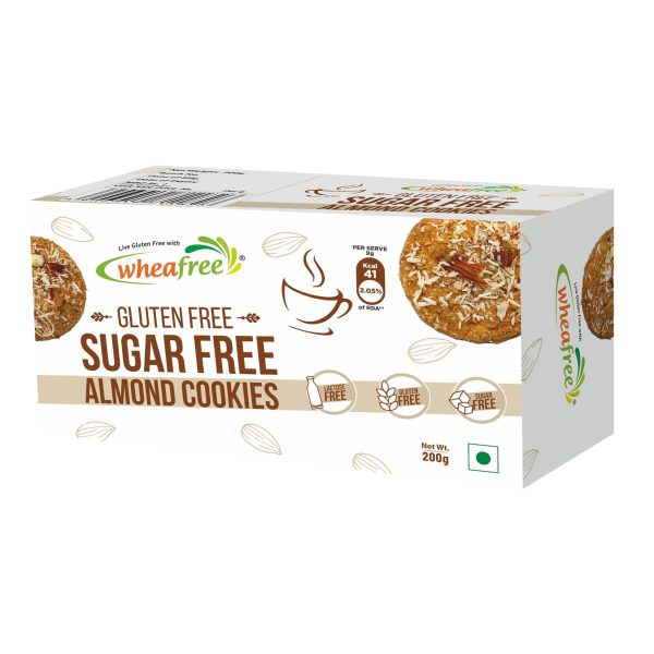 Wheafree Gluten free Sugarfree Almond Cookies