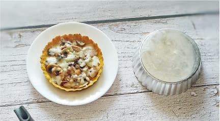 Mushroom Masala Tart